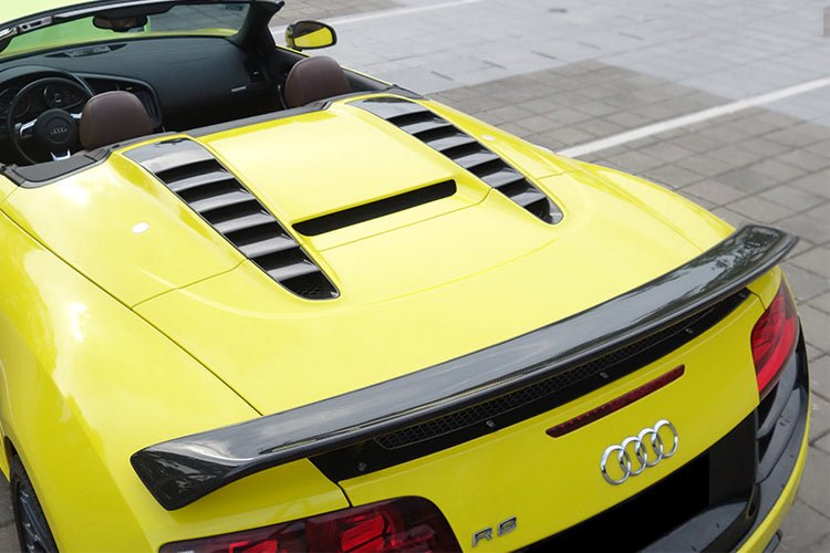 Audi R8 Spyder Carbon Fiber Trunk Air Scoop Covers 2010-2012
