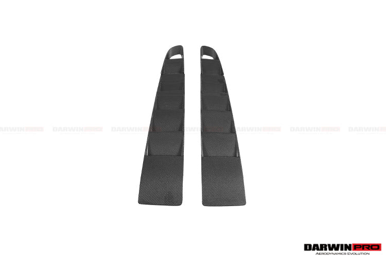 Audi R8 Spyder Carbon Fiber Trunk Air Scoop Covers 2010-2012