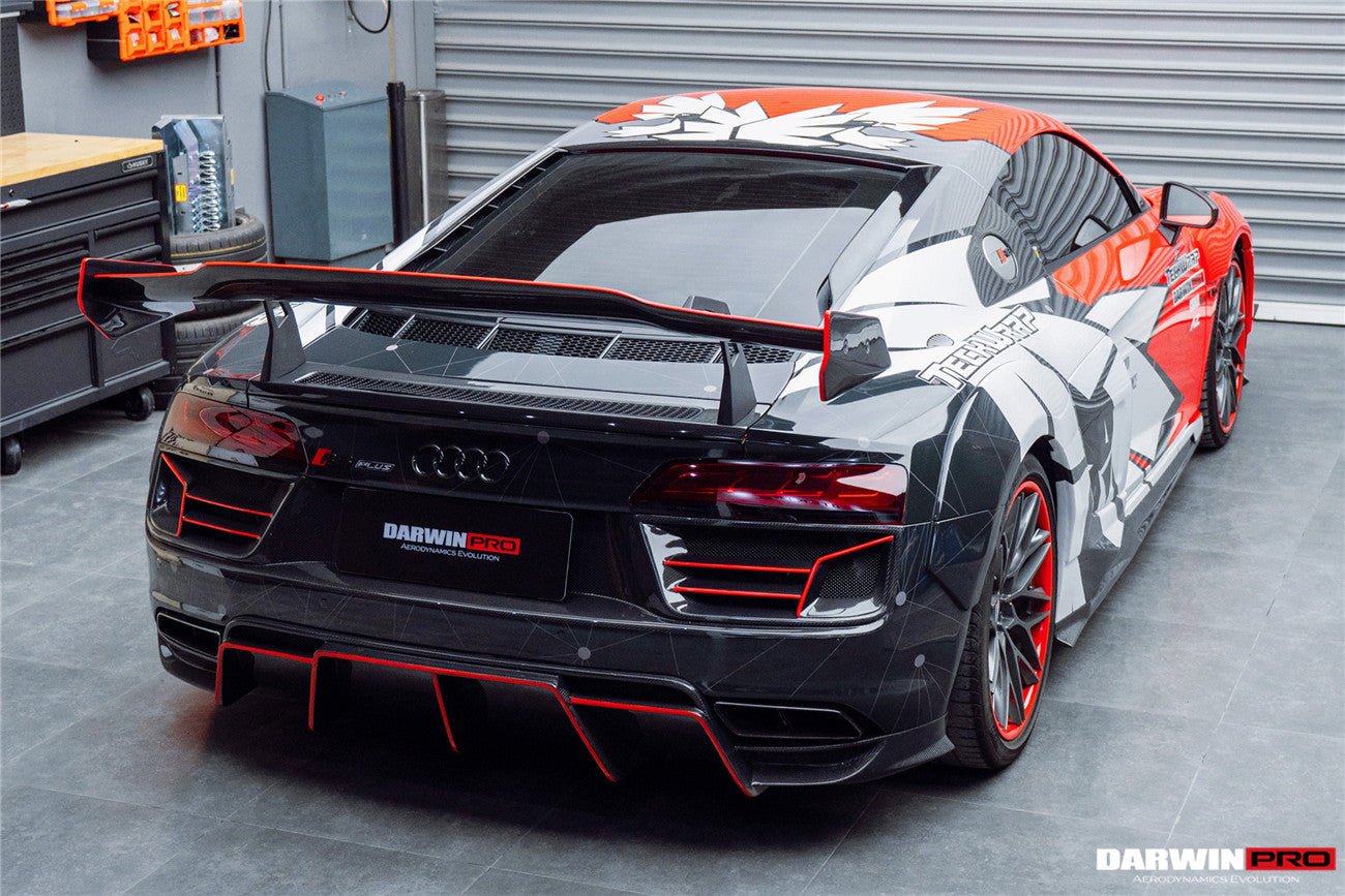 Audi R8 Gen 2 Coupe / Spyder IMPII Partial Carbon Fiber Rear Bumper 2016-2018