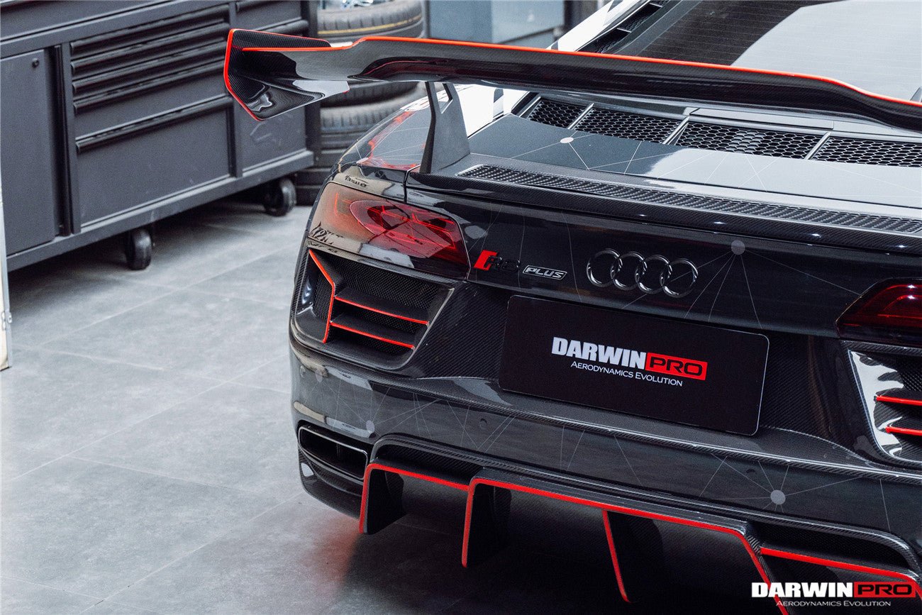 Audi R8 Gen 2 Coupe / Spyder IMPII Partial Carbon Fiber Rear Bumper 2016-2018