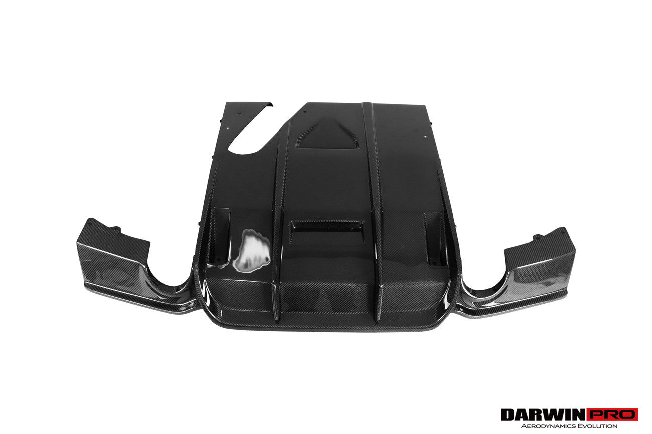 2013-2019 BMW 3 Series F30 F35 M-Tech GV Style Carbon Fiber Rear Lip