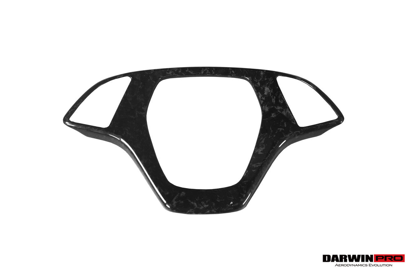 2013 - 2019 Corvette C7 Z06 Grandsport Dry Carbon Fiber Interior Steering Wheel Cover Trim