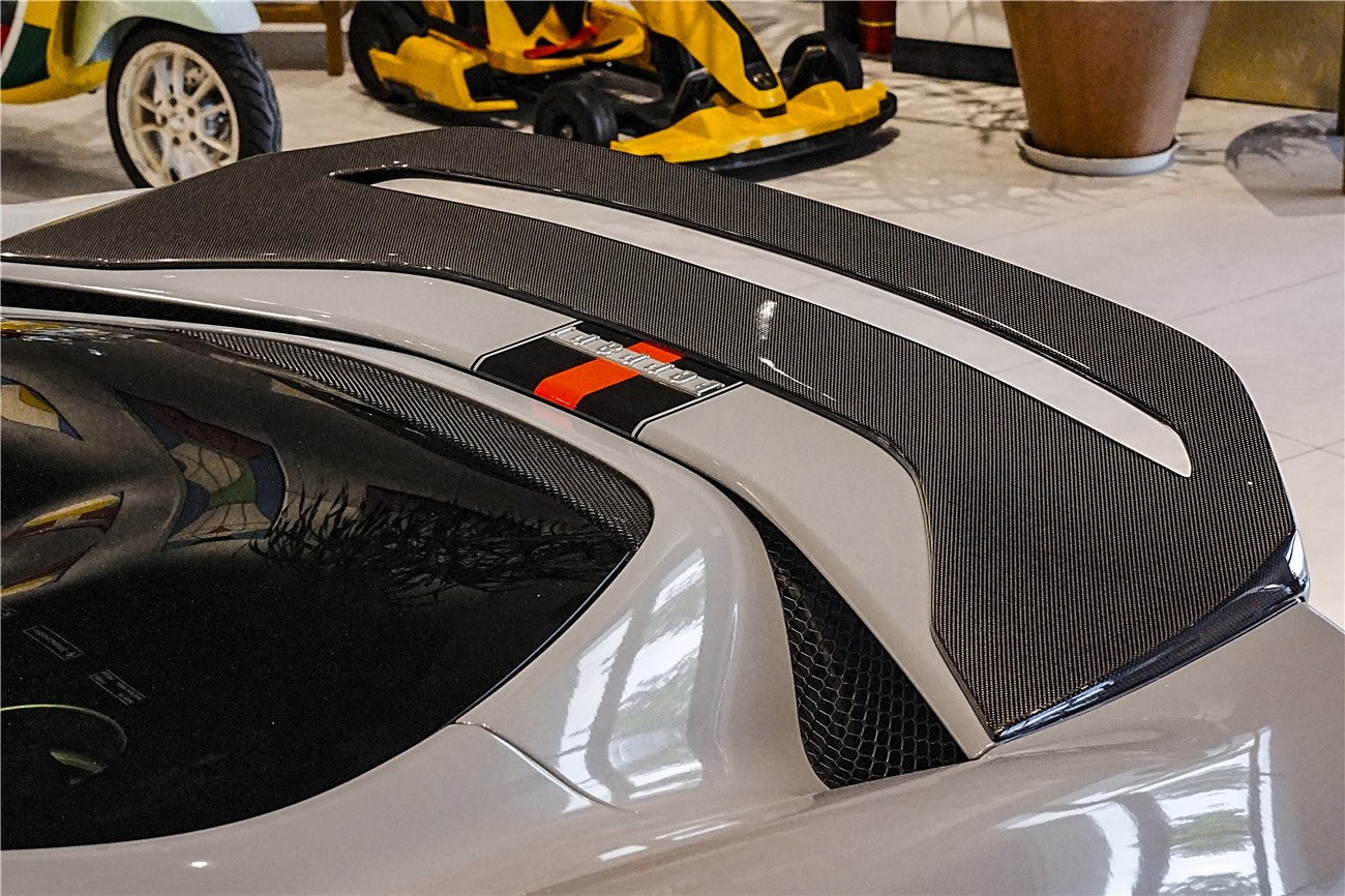 DarwinPRO 2022-2026 Ferrari 296 GTB Type F171 iMP Style Carbon Fiber Trunk Spoiler - DarwinPRO Aerodynamics
