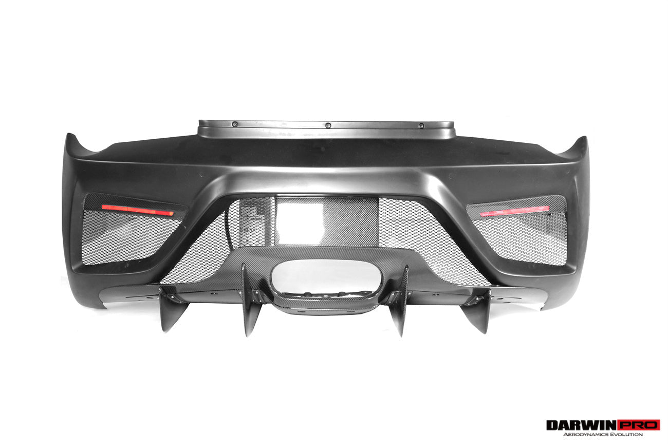 2010 - 2015 Ferrari 458 Spider BKSS Style Partial Carbon Fiber Full Body Kit