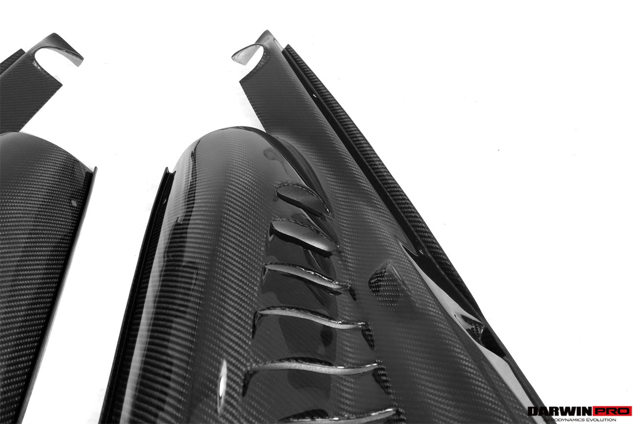 2015 - 2022 Ferrari 488 GTB & Pista & F8 Dry Carbon Fiber Engine Bay Panels With Heat Protection