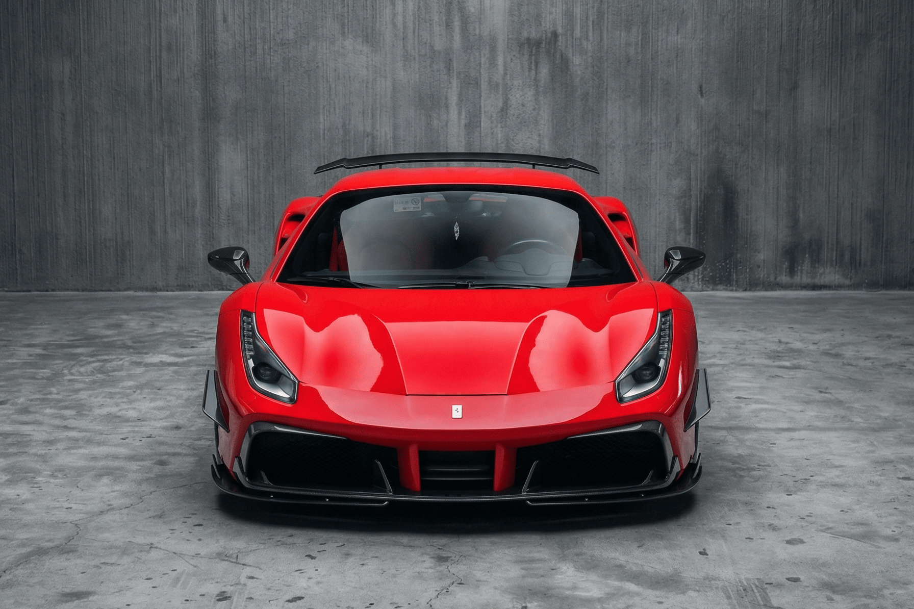 2015-2020 Ferrari 488 GTB & Spider iMP-Performance Carbon Fiber Front Bumper Canards - DarwinPRO Aerodynamics