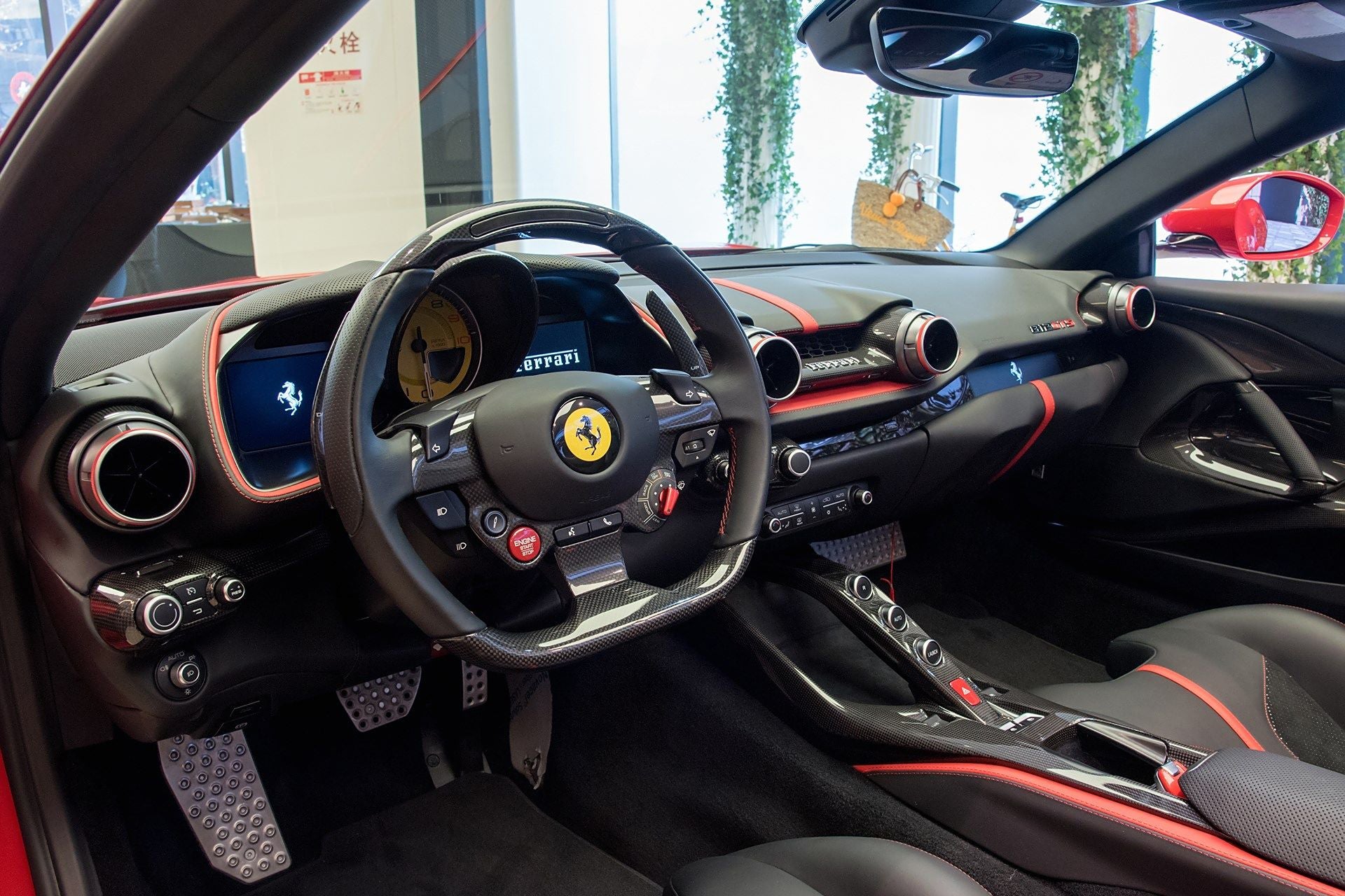 Ferrari 812 Superfast / GTS OE Style Dry Carbon Fiber Bridge Control 2017-2026