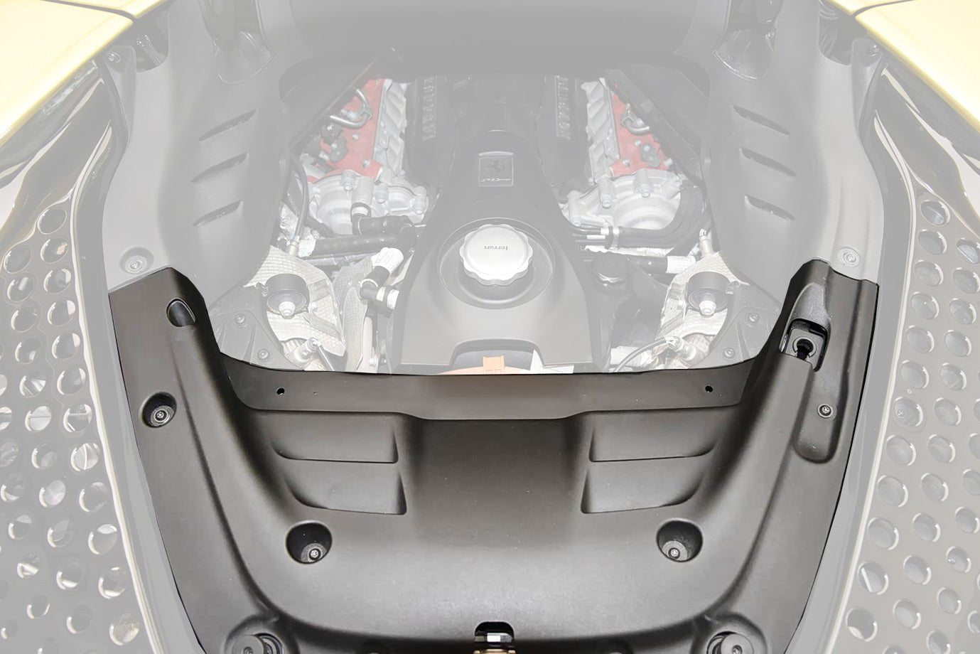 Ferrari SF90 Spider OE Style Autoclave Carbon Fiber Engine Bay Interior 2021-Up