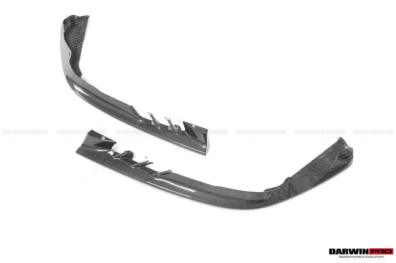 Ferrari SF90 Stradale OE Style Carbon Fiber Front Bumper Side Splitters 2020-Up
