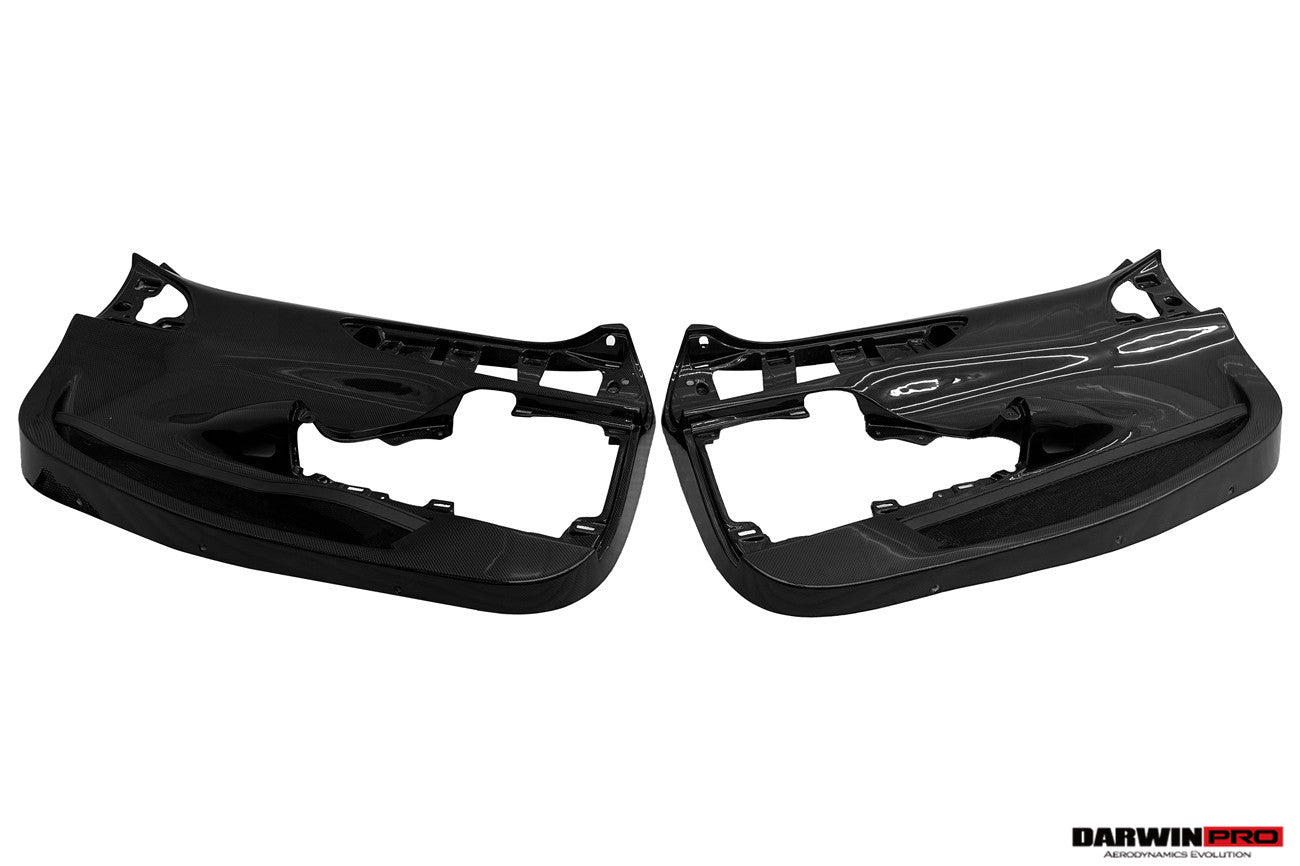 2020-2025 Ferrari SF90 Stradale OE Style Dry Carbon Fiber Door Panel Interior Replacement - DarwinPRO Aerodynamics