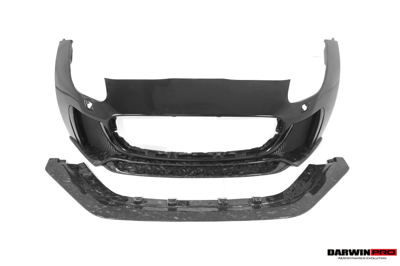 Jaguar F-Type IMP Performance Partial Carbon Fiber Front Bumper with Big Lip 2013-2017