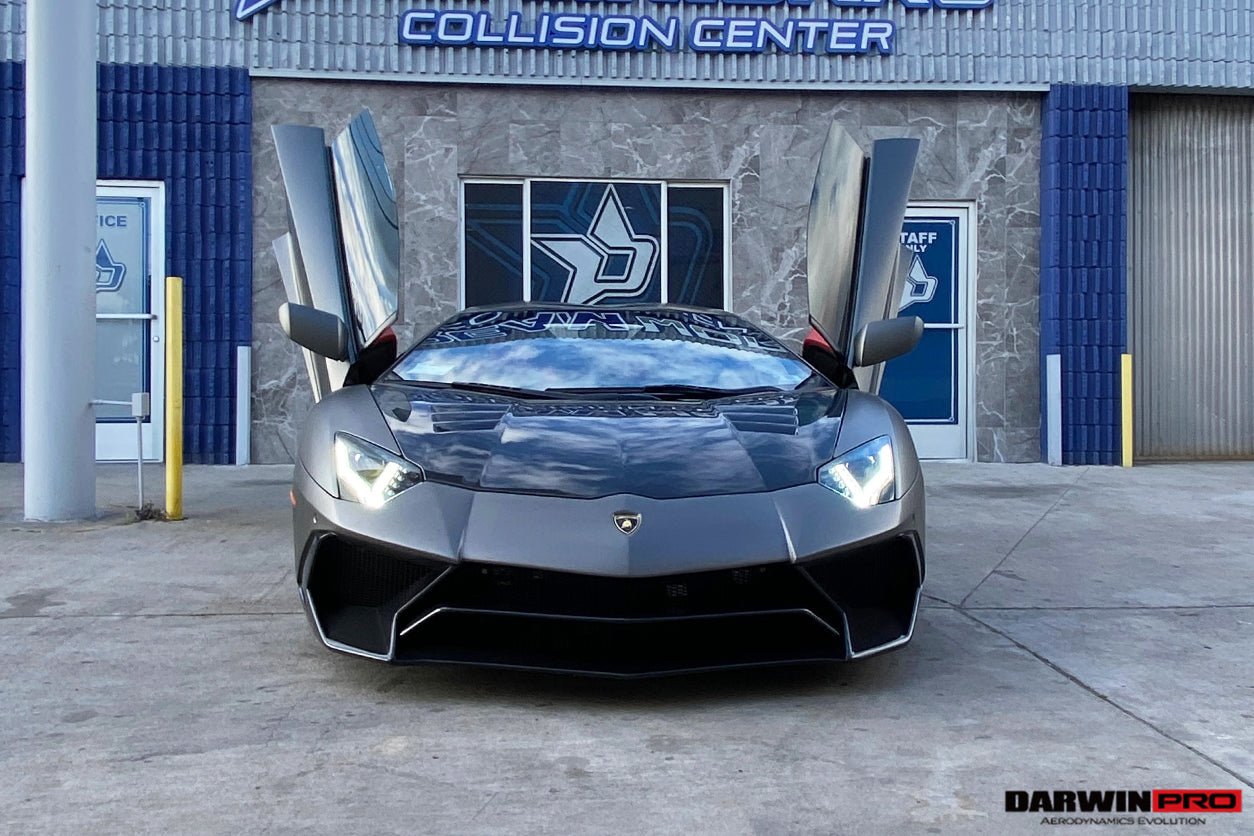 2011-2021 Lamborghini Aventador LP700 LP740 Coupe Roadster BKSS Style Hood - DarwinPRO Aerodynamics