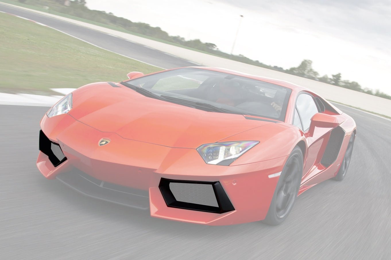 Lamborghini Aventador LP700 Carbon Fiber Front Bumper Grille 2011-2016