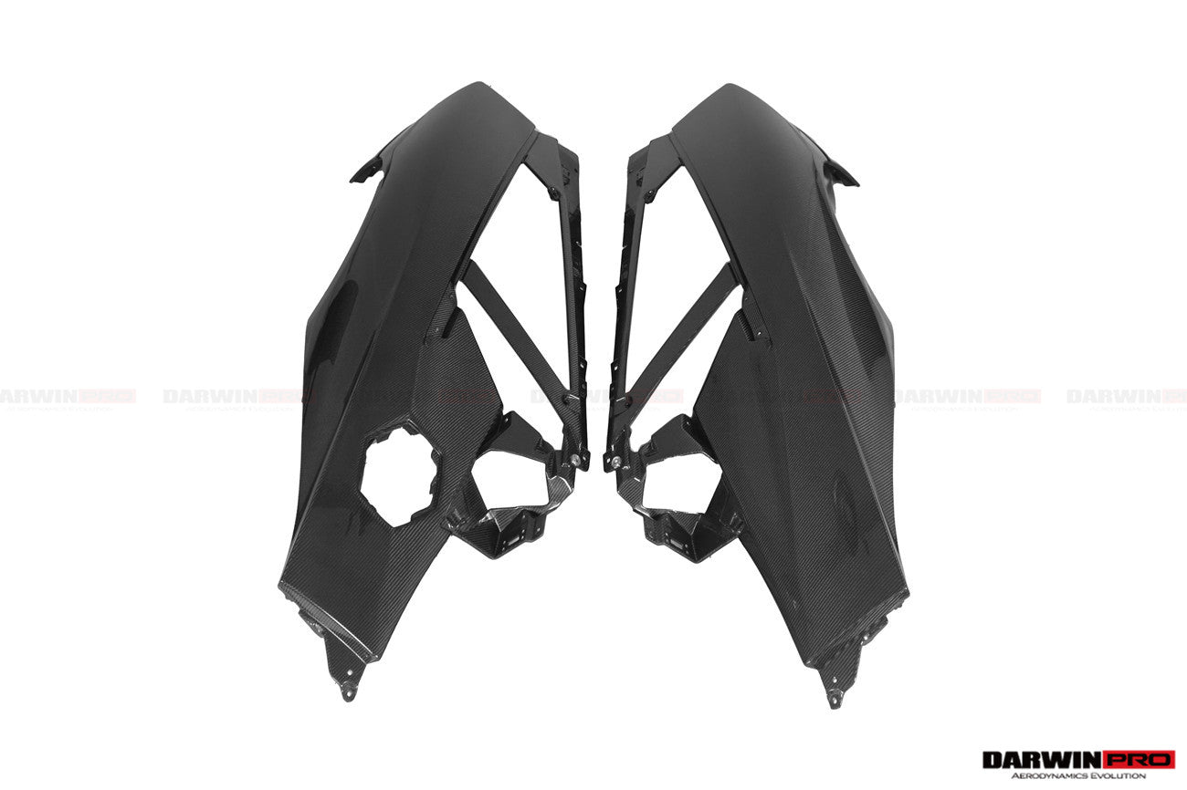 2011-2016 Lamborghini Aventador LP700 Coupe Carbon Fiber Rear Quarter Panels - DarwinPRO Aerodynamics