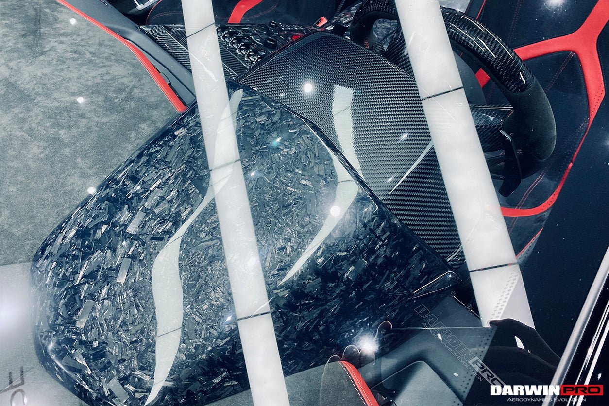 2011-2016 Lamborghini Aventador LP700 Coupe Roadster Carbon Fiber Instrument Surround Panel Cover - DarwinPRO Aerodynamics