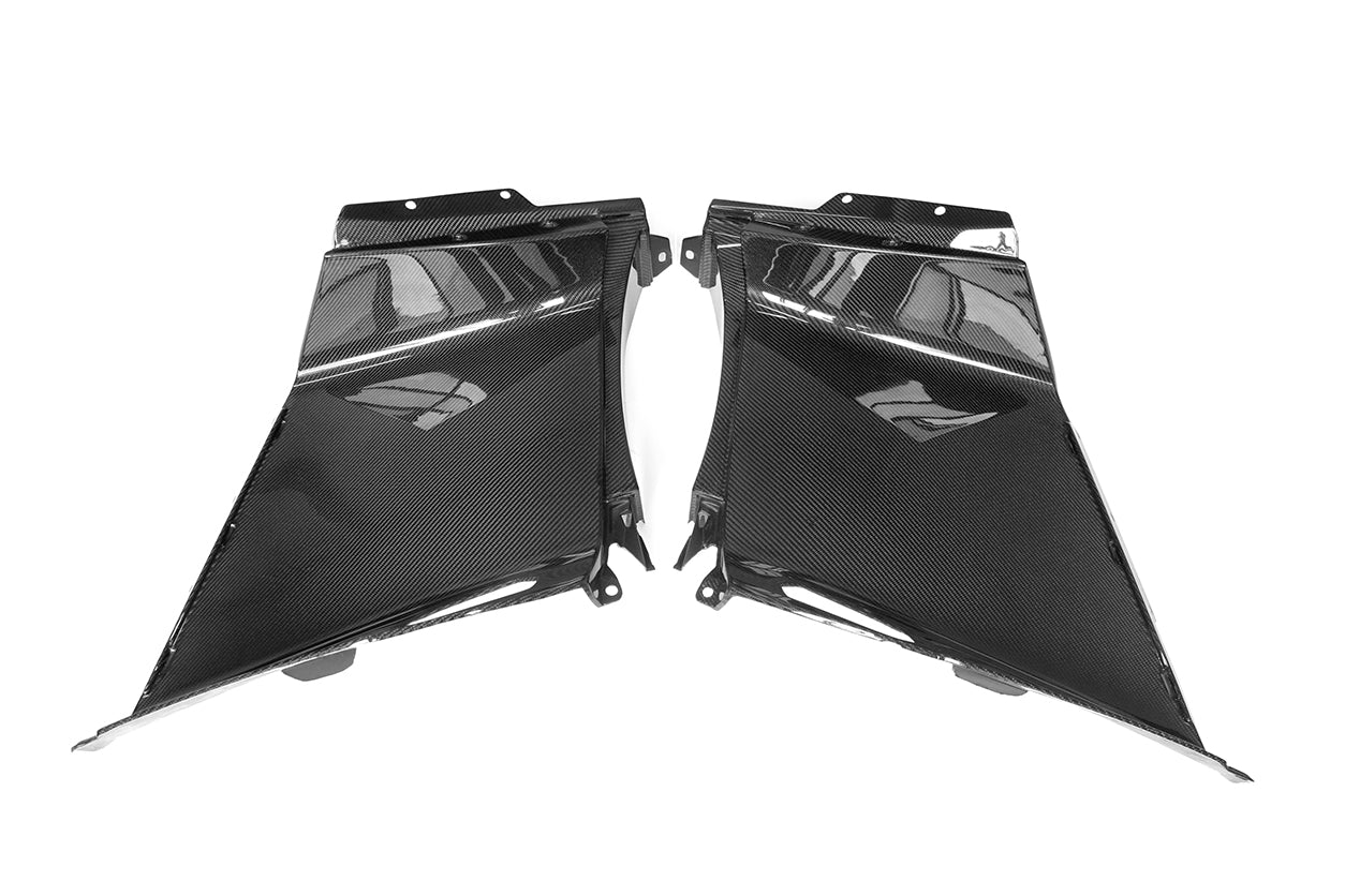 Lamborghini Aventador LP700 Coupe OEM Style Carbon Fiber Quarter Panel Fender Air Intake Side Vents 2011-2016