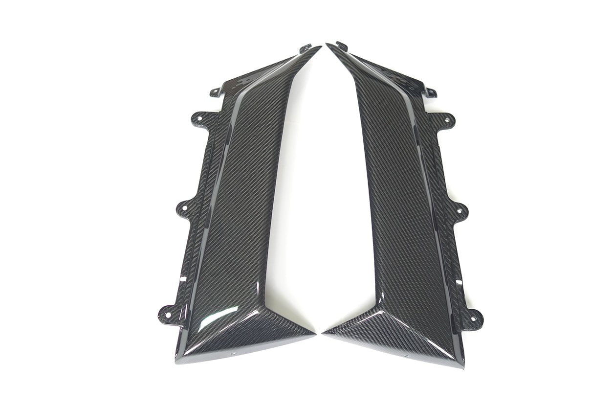 2011-2016 Lamborghini Aventador LP700 Coupe OEM Carbon Fiber Quarter Panel Fender Air Intake Side Vent Cover Trim Outside Replacement