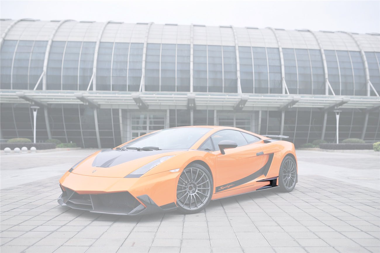 2004-2014 Lamborghini Gallardo BKSS Style Side Skirts Caps - DarwinPRO Aerodynamics