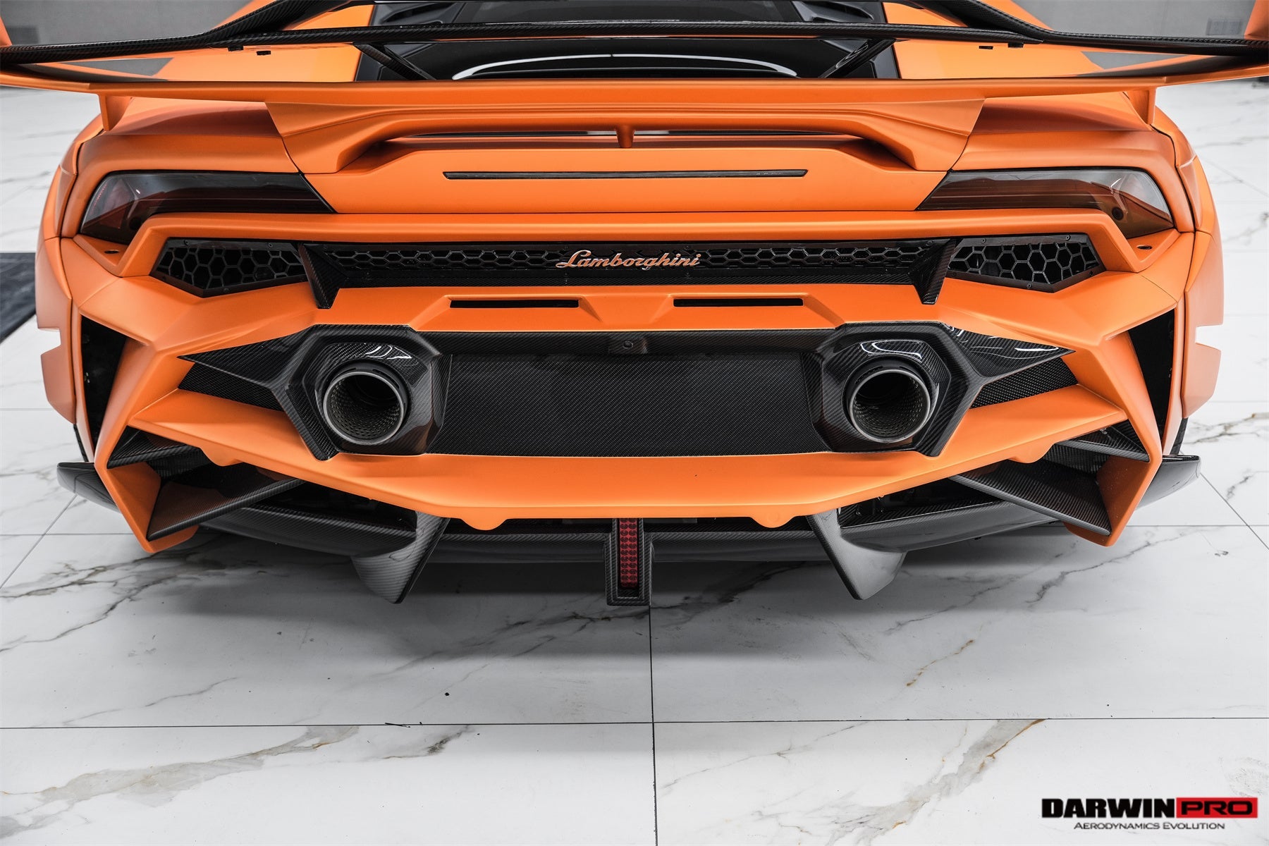 2019 - 2025 Lamborghini Huracan EVO & Tecnica BKSSII Style Rear Bumper