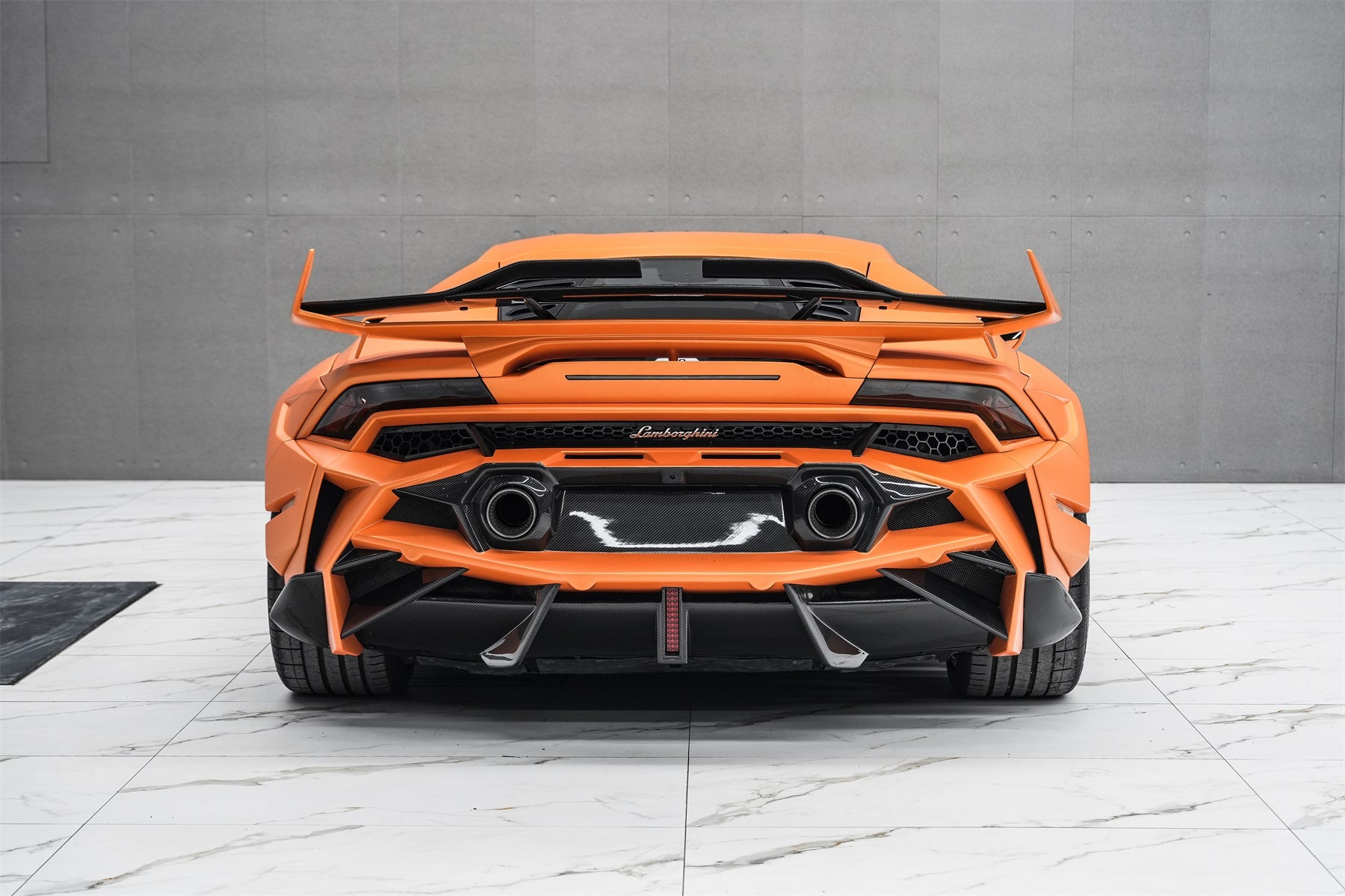 2019 - 2025 Lamborghini Huracan EVO & Tecnica BKSSII Style Rear Bumper