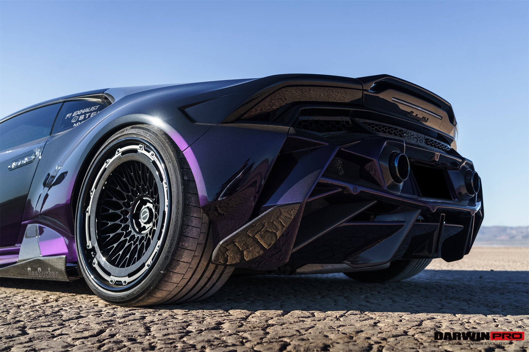 2019 - 2025 Lamborghini Huracan EVO & Tecnica BKSSII Style Rear Bumper
