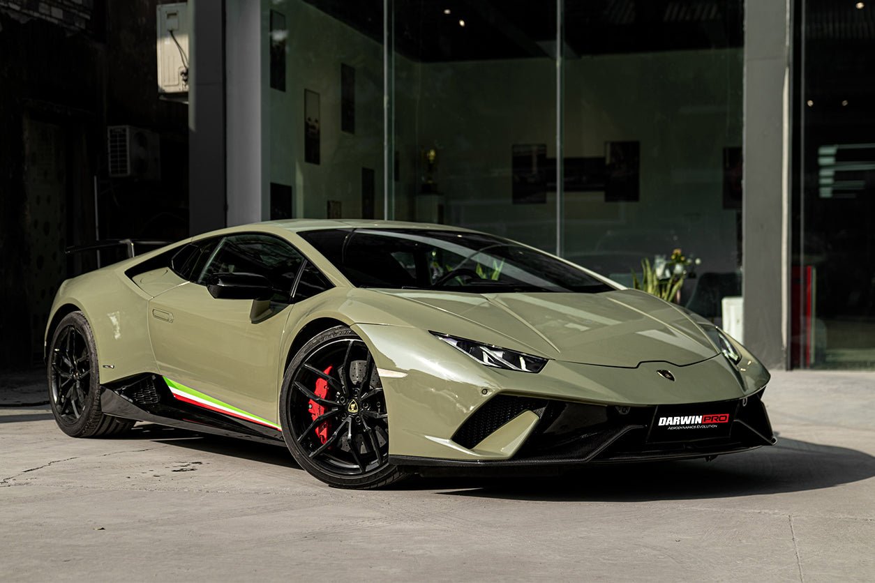 2015-2025 Lamborghini Huracan LP610 & LP580 & EVO & STO & Tecnica PEVO Style Side Skirts - DarwinPRO Aerodynamics