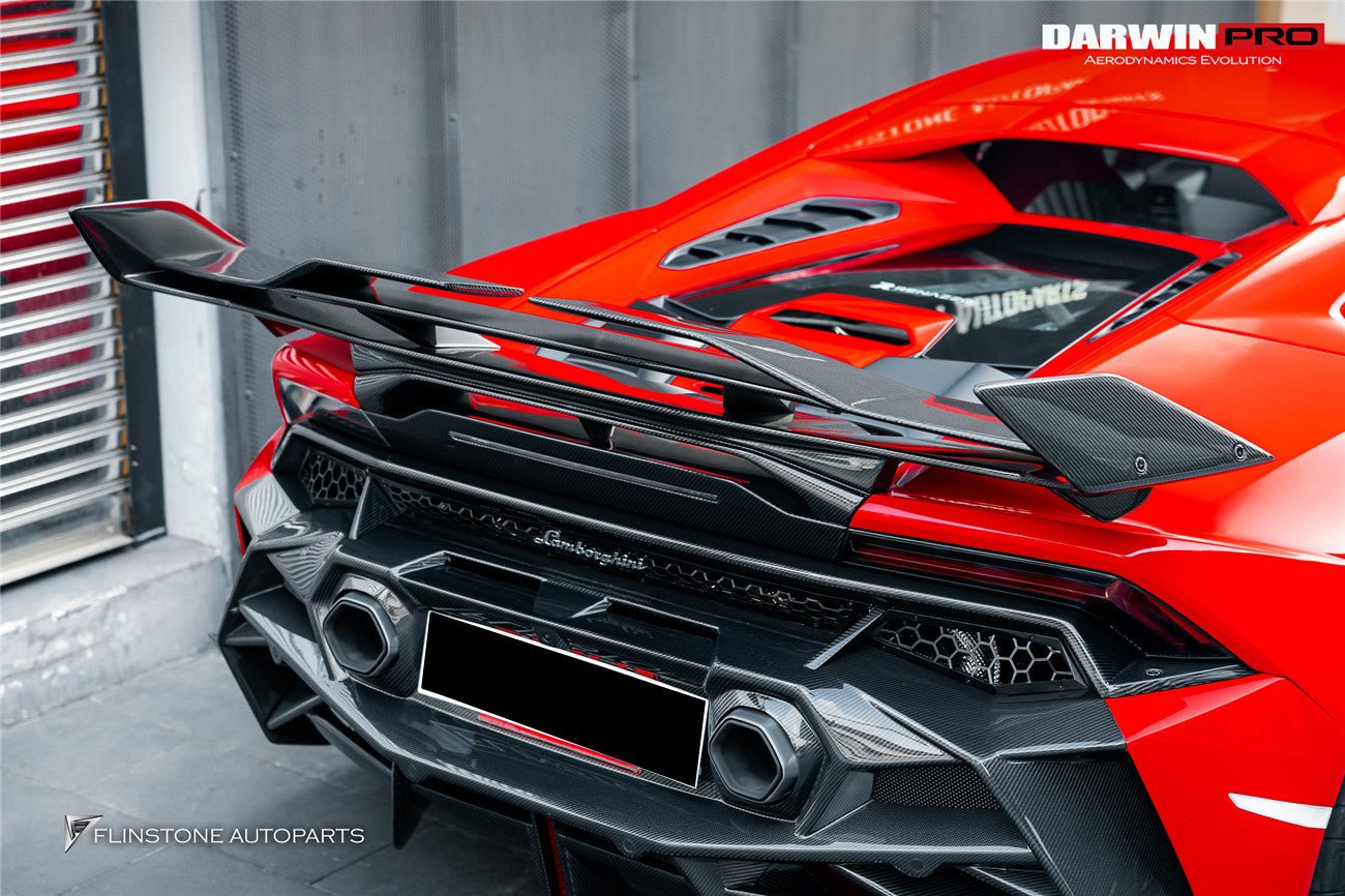 Lamborghini Huracan EVO / Tecnica BKSSII Style Carbon Fiber Rear Bumper 2019-2025