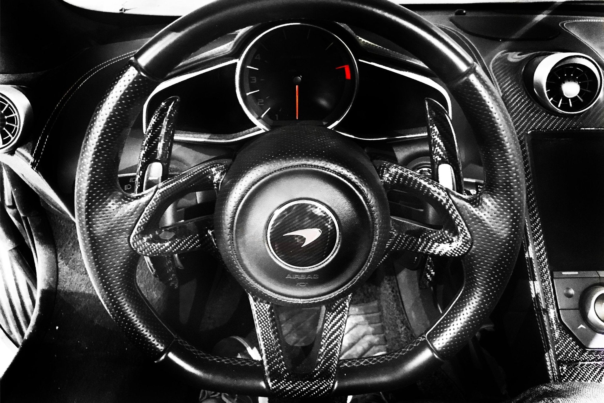 2011-2020 McLaren 540c 570s 650s 12C Autoclave Carbon Fiber Shift Paddles - DarwinPRO Aerodynamics