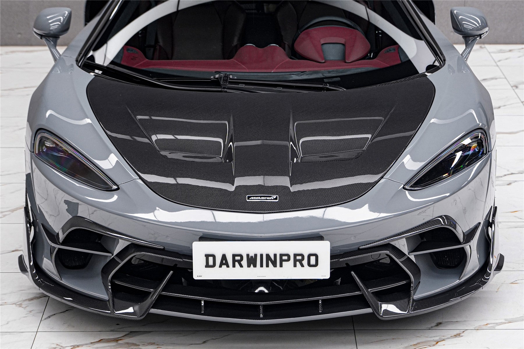 2019-UP McLaren GT iMP Design Carbon Fiber Hood | Fits GT, GTS - DarwinPRO Aerodynamics