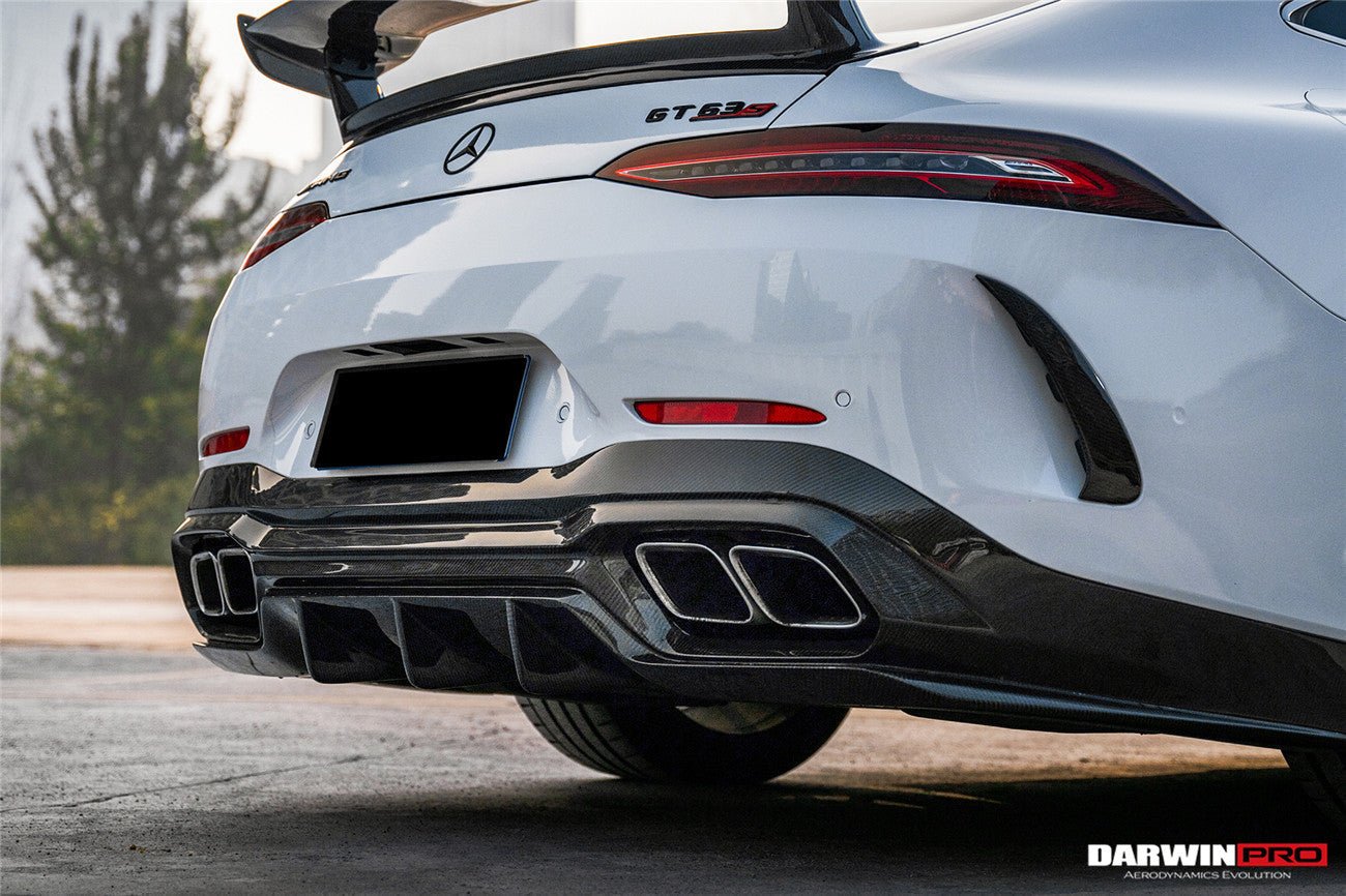 2019+ Mercedes Benz AMG GT63 S 4Door Coupe X290 Carbon Fiber Rear Canards - DarwinPRO Aerodynamics