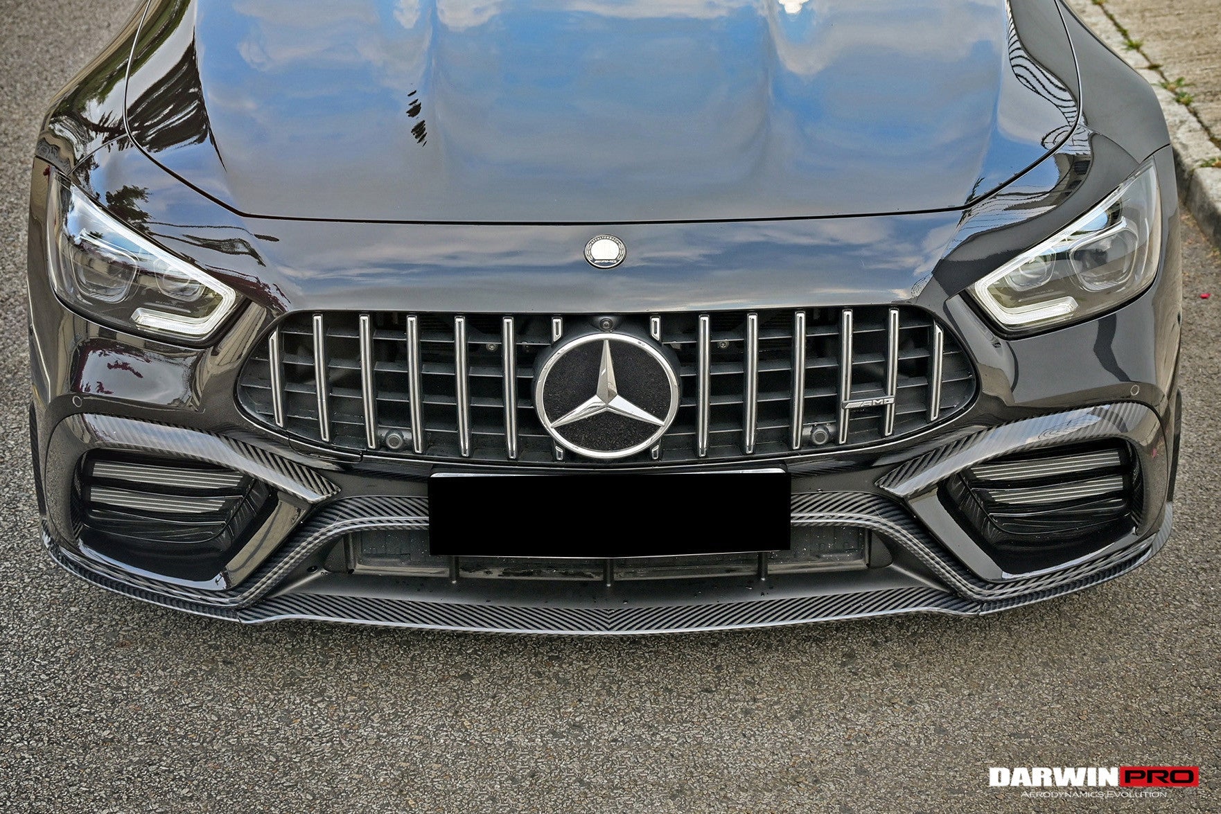 Mercedes-Benz AMG GT63 S X290 Carbon Fiber Front Bumper Vent Canards 2019-2024
