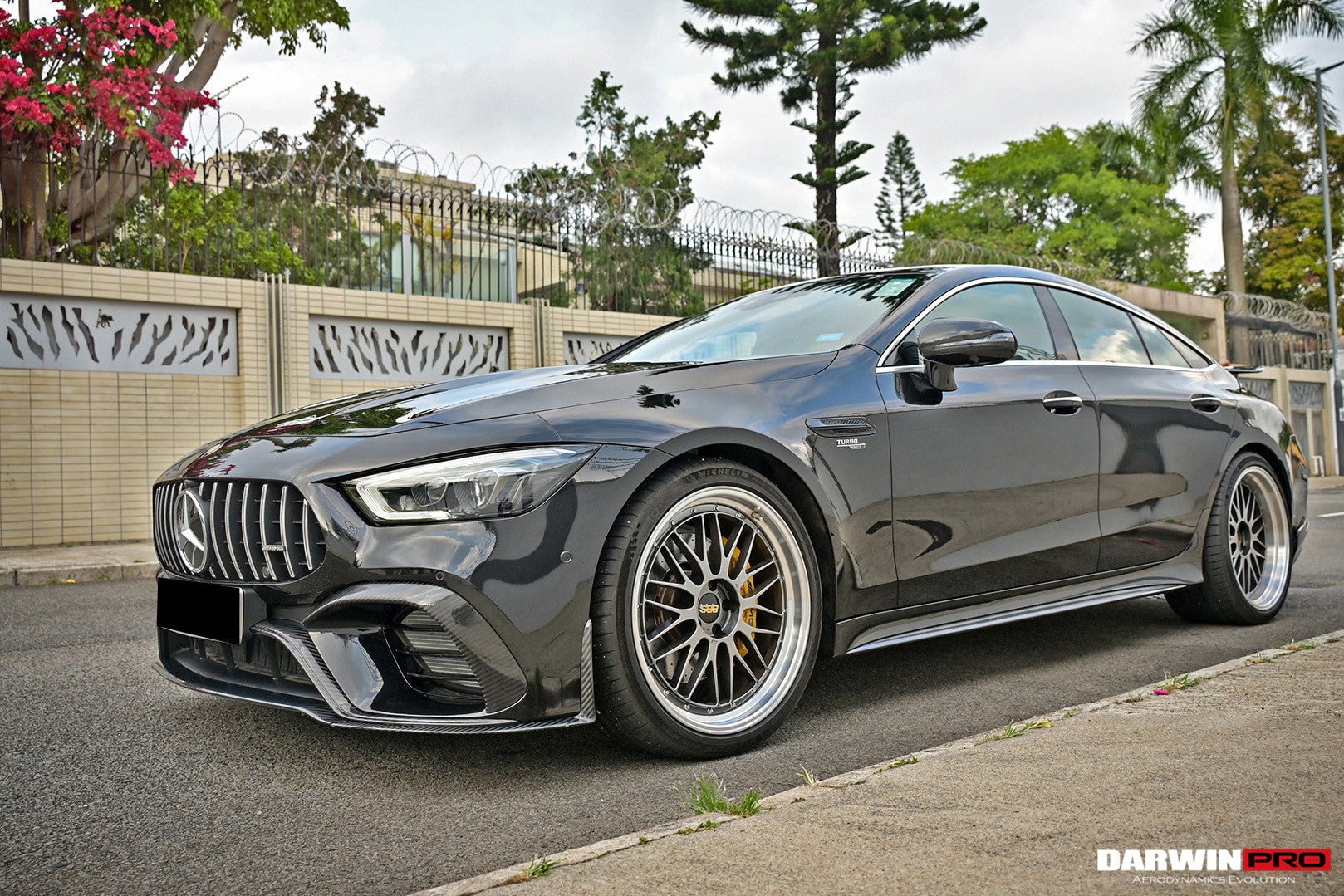 Mercedes-Benz AMG GT63 S X290 Carbon Fiber Front Bumper Vent Canards 2019-2024