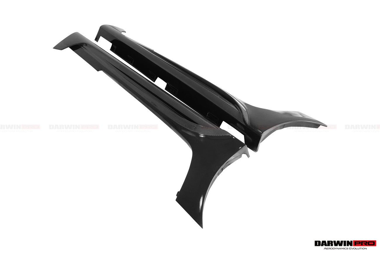 Mercedes Benz AMG GT GTS IMP Performance Partial Carbon Fiber Side Skirts 2015-2022