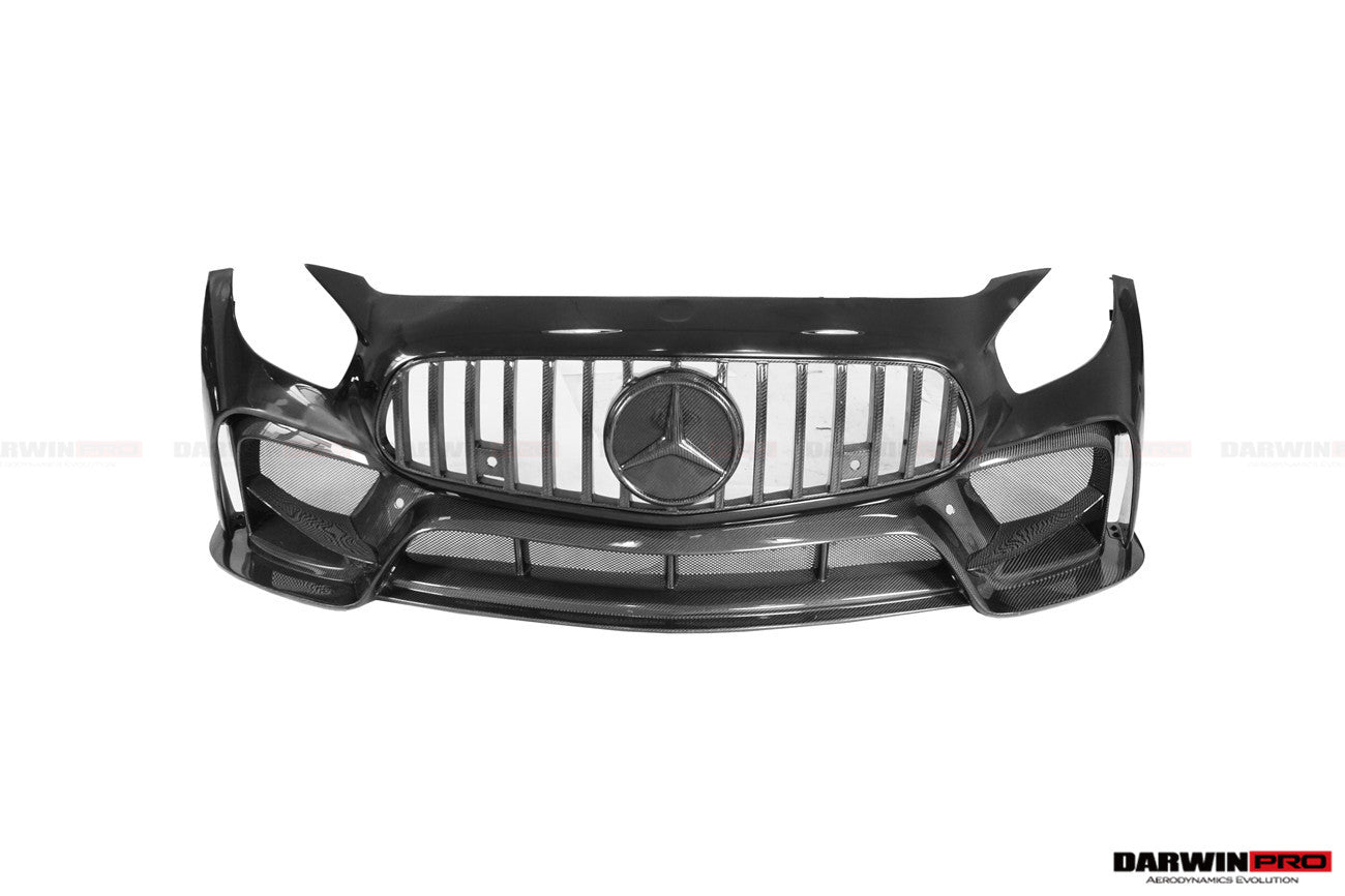 Mercedes-Benz AMG GT GTS C190 IMP Performance Partial Carbon Fiber Front Bumper with Grille 2015-2016