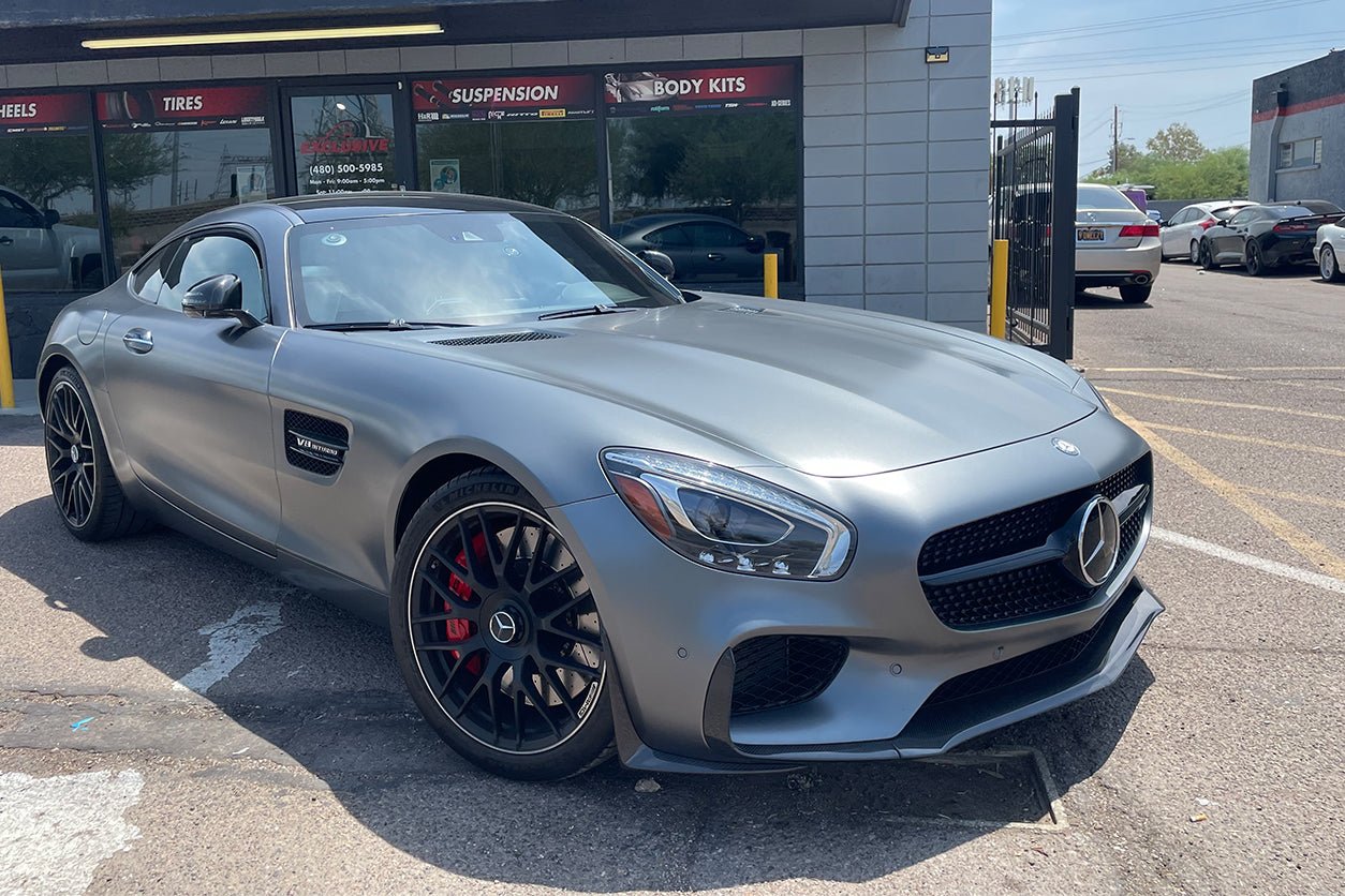 2015-2016 Mercedes Benz AMG GT GTS Carbon Fiber Front Lip - DarwinPRO Aerodynamics