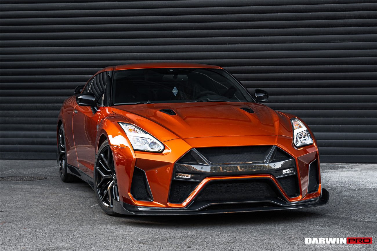 DarwinPRO 2008-2023 Nissan GTR R35 CBA DBA EBA BKSSII Style Front Bumper - DarwinPRO Aerodynamics