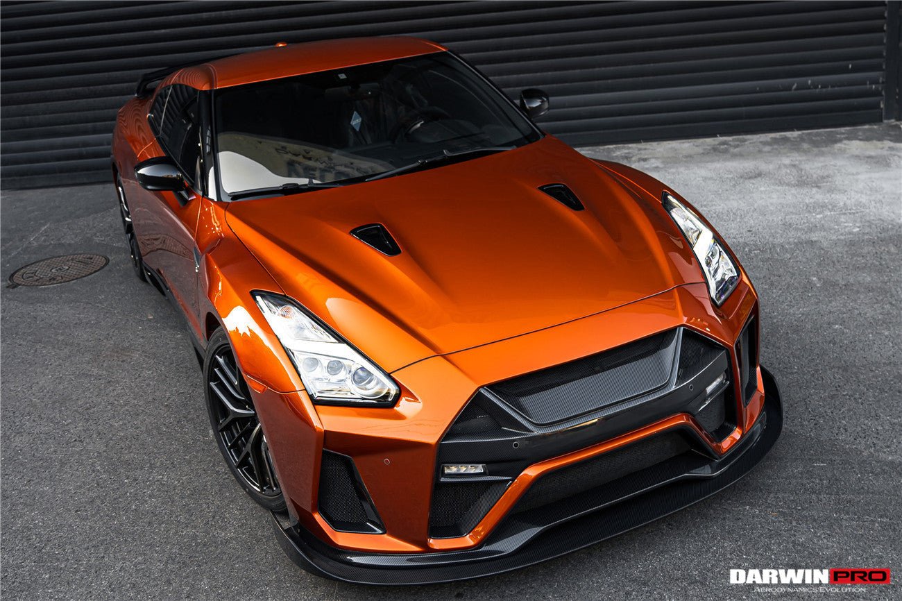 DarwinPRO 2008-2023 Nissan GTR R35 CBA DBA EBA BKSSII Style Front Bumper - DarwinPRO Aerodynamics