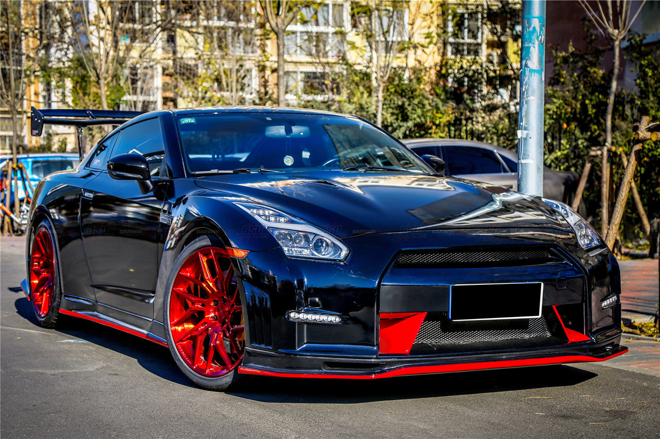 2008 - 2016 Nissan GTR R35 CBA DBA Ver15 NSM Style Part Carbon Fiber Full Body Kit
