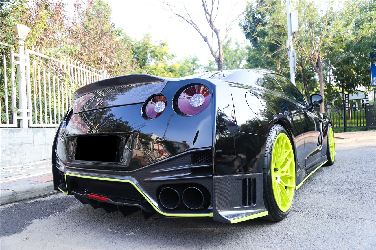 2008 - 2016 Nissan GTR R35 CBA DBA Ver15 NSM Style Part Carbon Fiber Full Body Kit