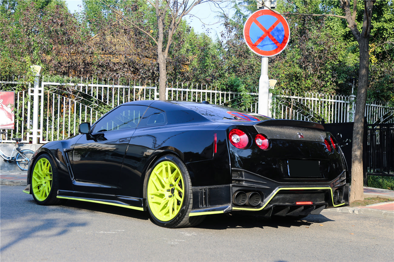 2008 - 2016 Nissan GTR R35 CBA DBA Ver15 NSM Style Part Carbon Fiber Full Body Kit