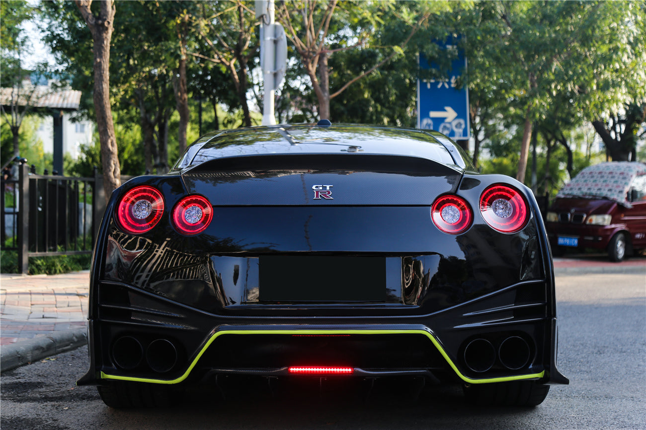 2008 - 2016 Nissan GTR R35 CBA DBA Ver15 NSM Style Part Carbon Fiber Full Body Kit