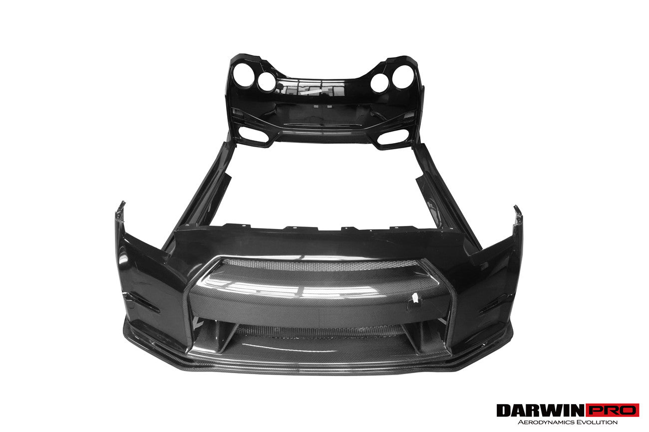2008 - 2016 Nissan GTR R35 CBA DBA Ver15 NSM Style Part Carbon Fiber Full Body Kit
