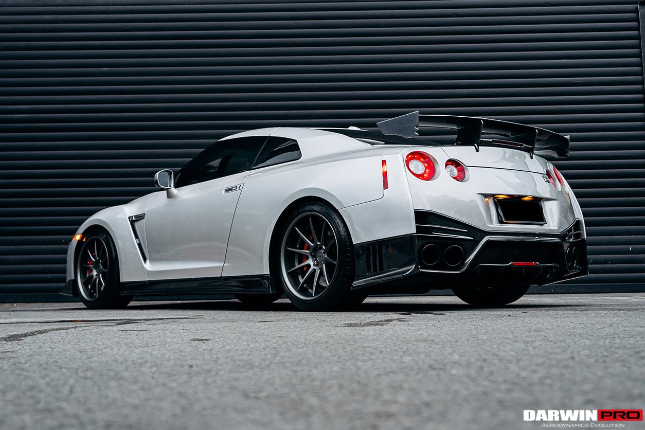 DarwinPRO 2008-2023 Nissan GTR R35 CBA DBA EBA NSM Style Partial Carbon Fiber Rear Bumper - DarwinPRO Aerodynamics