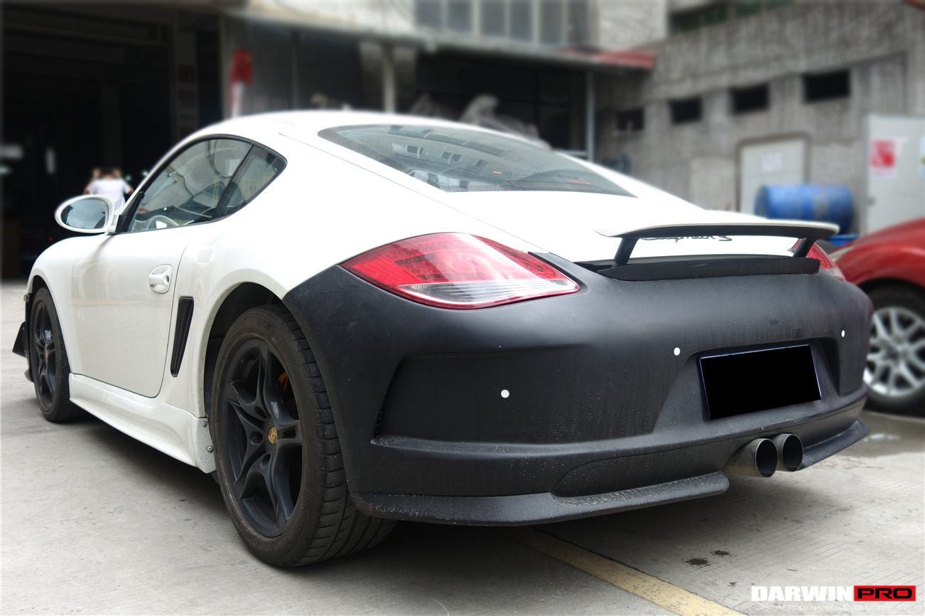 2009-2012 Porsche Cayman 987.2 GT3 Style Rear Bumper - DarwinPRO Aerodynamics