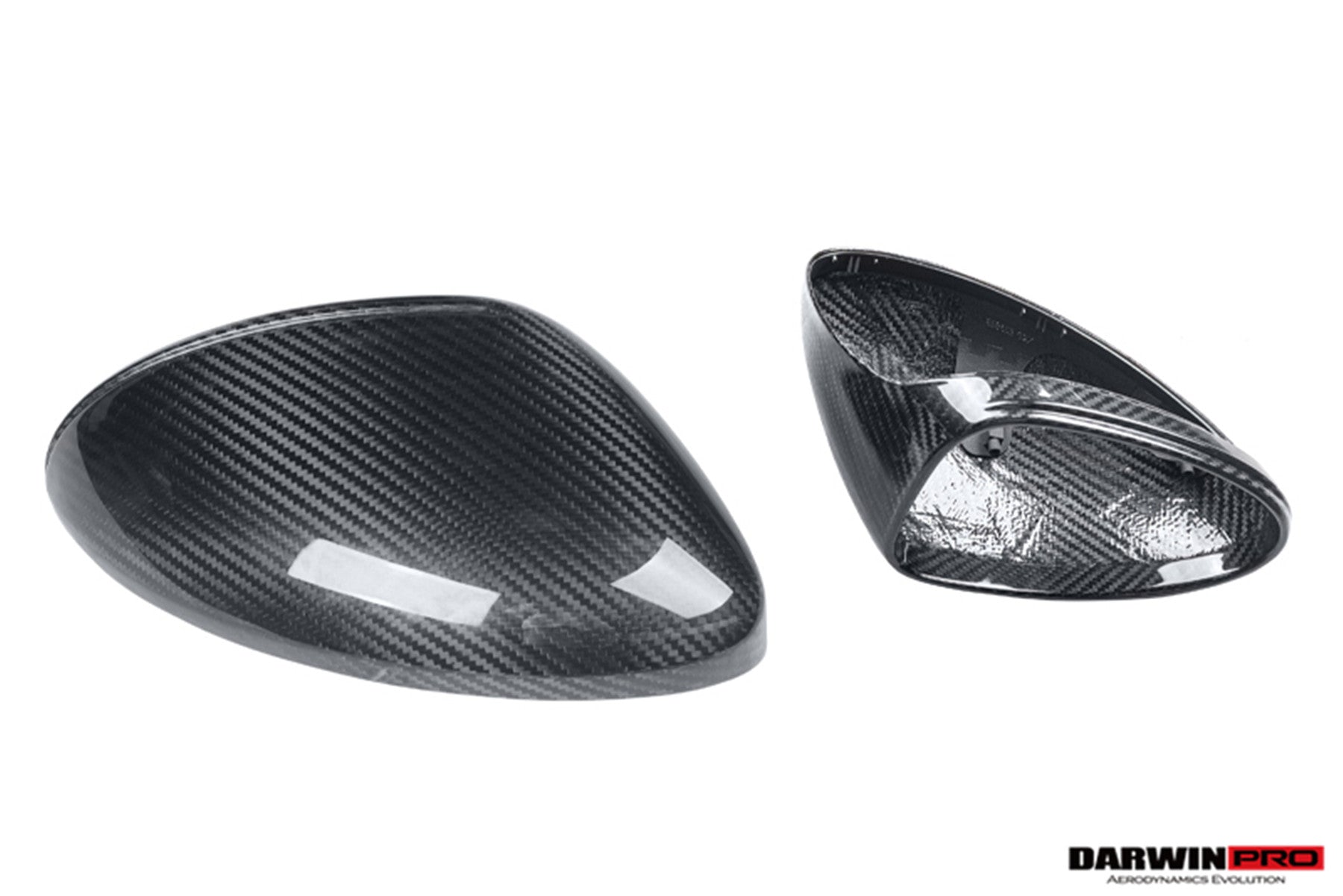 Porsche 718 OE Style Autoclave Carbon Fiber Mirror Housing Replacements 2017-2025
