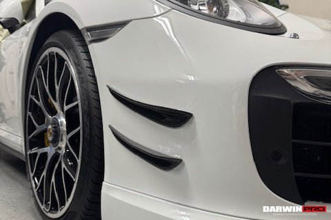 2016 - 2019 Porsche 911 991.2 Turbo S BKSS Style Carbon Fiber Front Canards