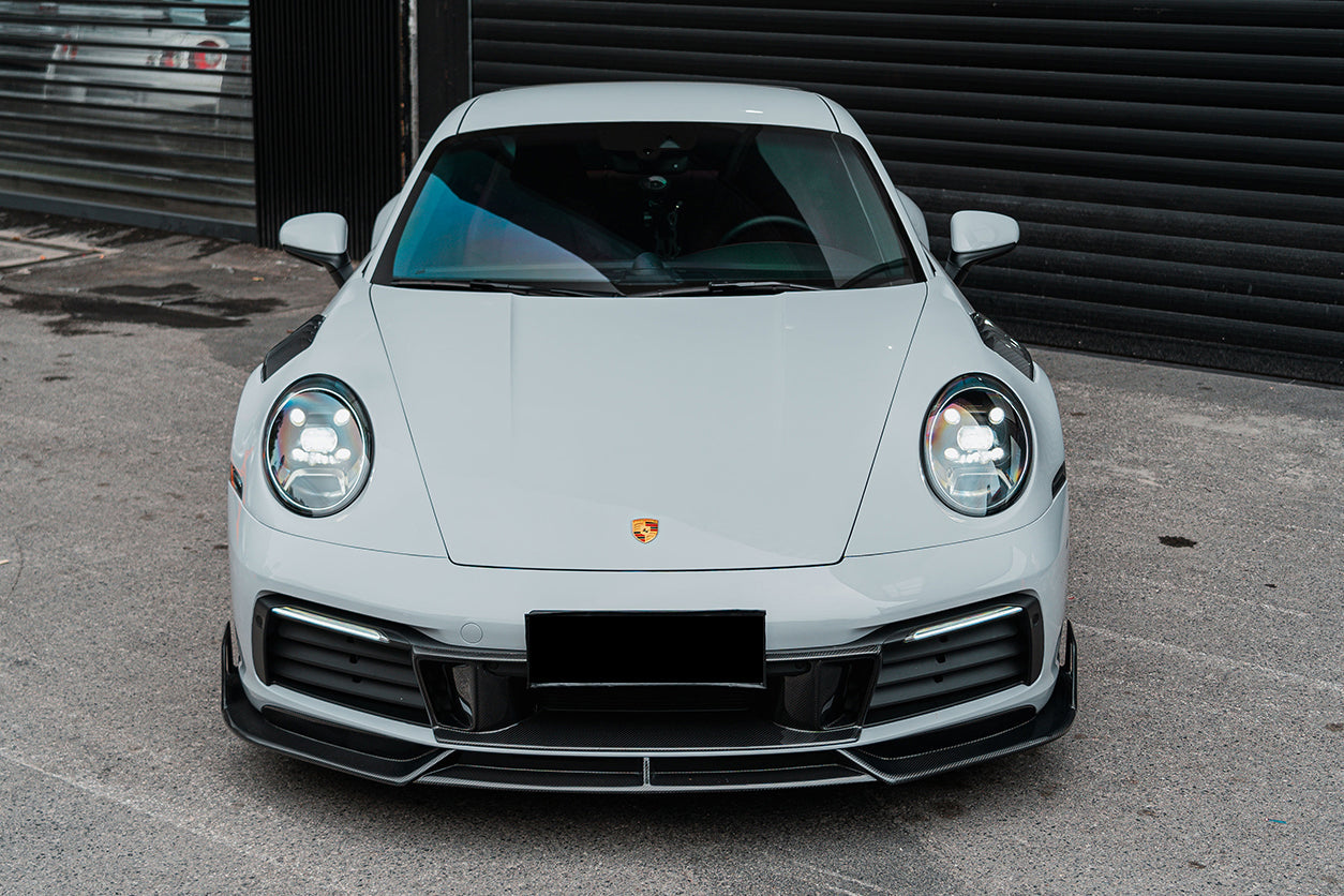 2019 - 2023 Porsche 911 992 Carrera S & 4 & 4S & Targa & Cabriolet BKSS Style Front Lip