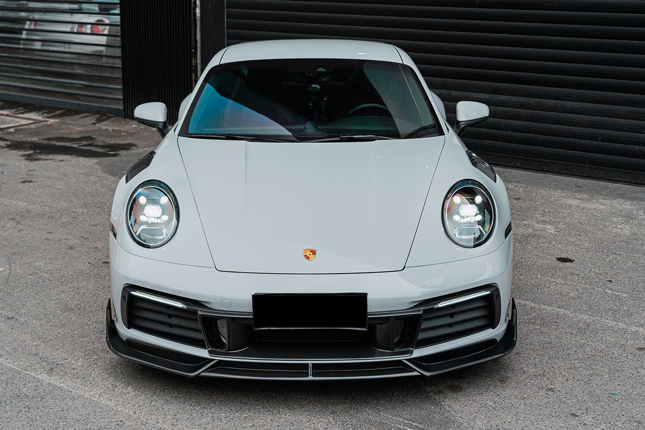 DarwinPRO 2019-2023 Porsche 911 992 Carrera S & 4 & 4S & Targa & Cabriolet BKSS Style Front Lip - DarwinPRO Aerodynamics