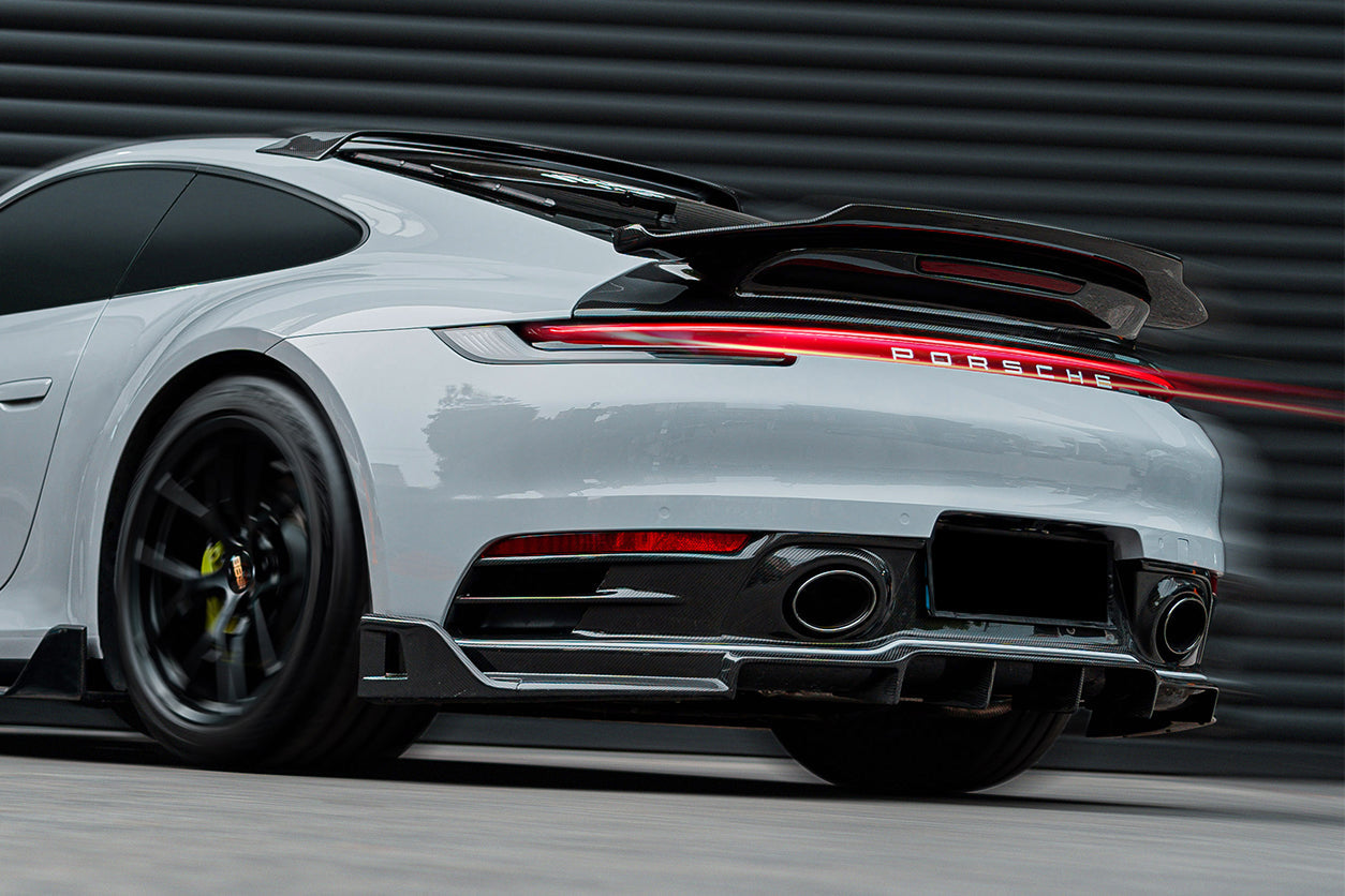2019 - 2023 Porsche 911 992 Carrera S & 4 & 4S & Targa & Cabriolet BKSS Style Rear Lip