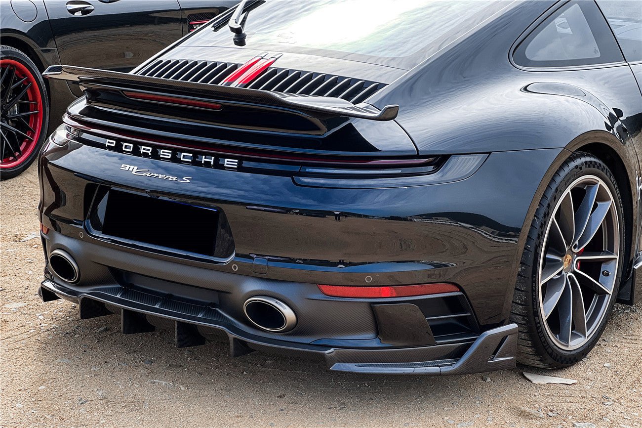 DarwinPRO 2019-2024 Porsche 911 992 Carrera Targa S 4 4S GTS SD-Sport Design Rear Lip (Dont Fit Normal Bumper) - DarwinPRO Aerodynamics